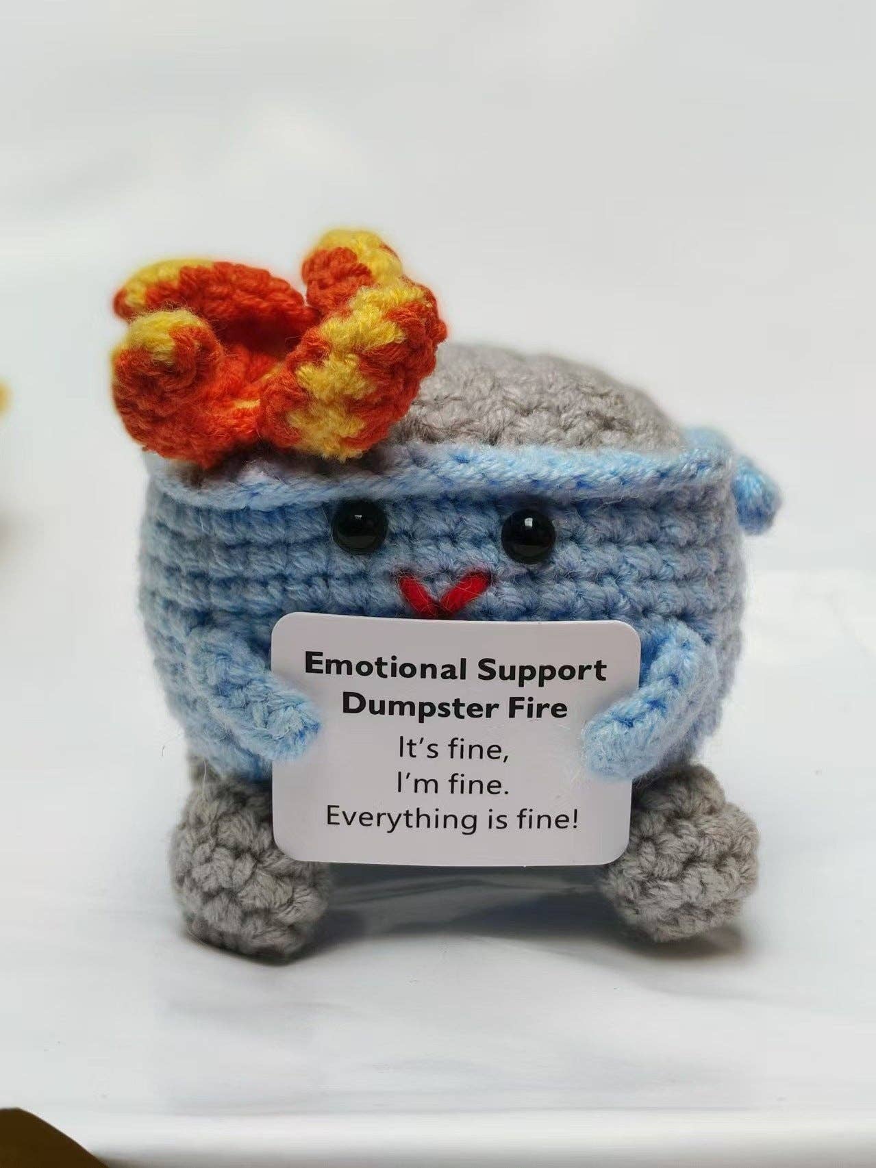 Emotional Support Crochet Plush Cute Gift