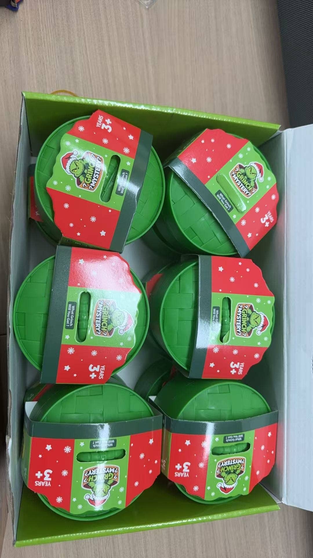 Christmas Grinch Bao Squishy Toy