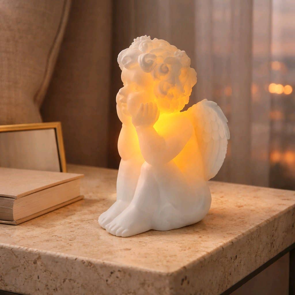 Light Up Cherub 4x6in