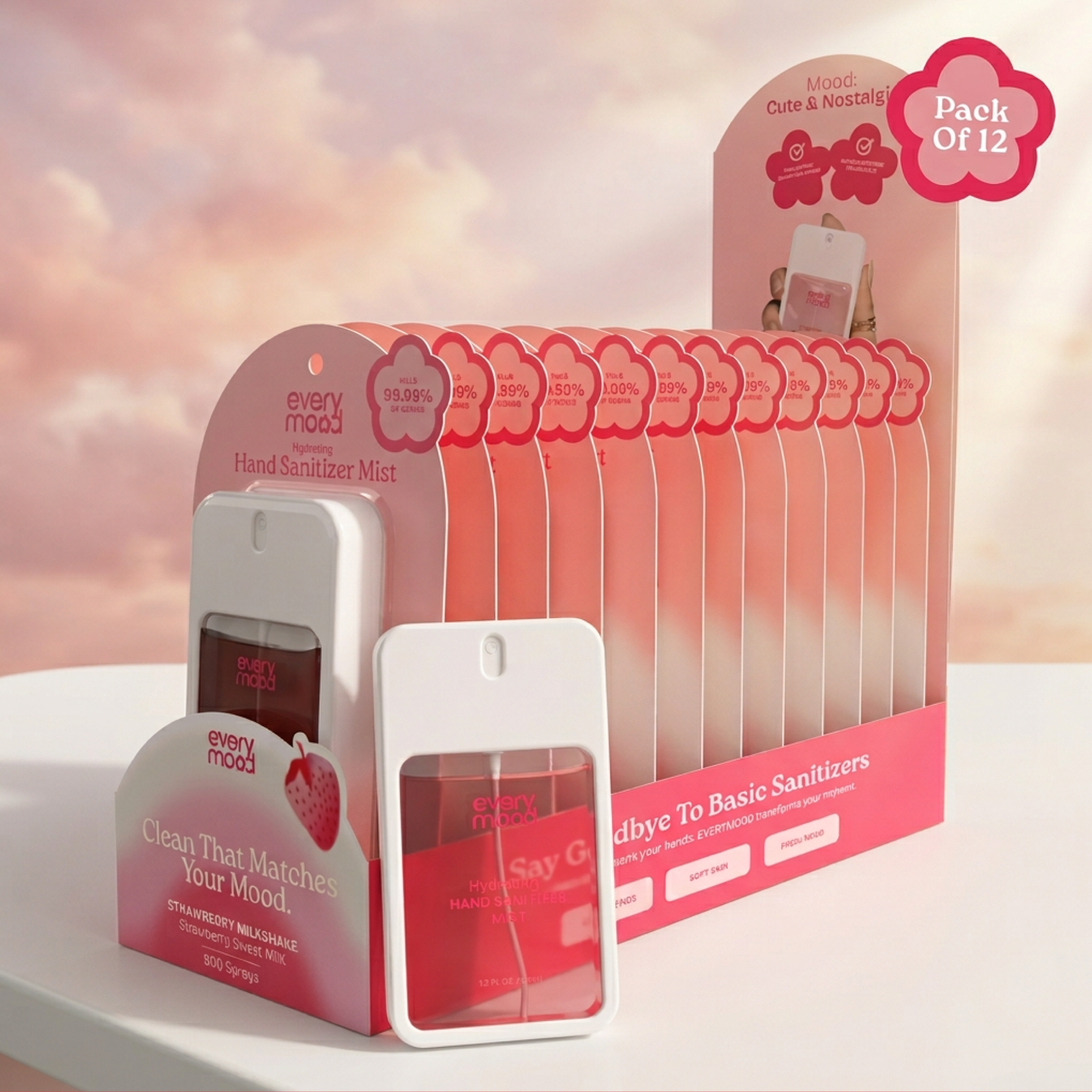 EveryMood | Hand Sanitizer Mist | Strawberry