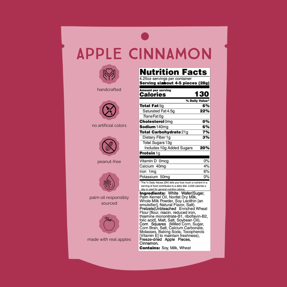 Apple Cinnamon Chunk Nibbles 4.25oz Pouch