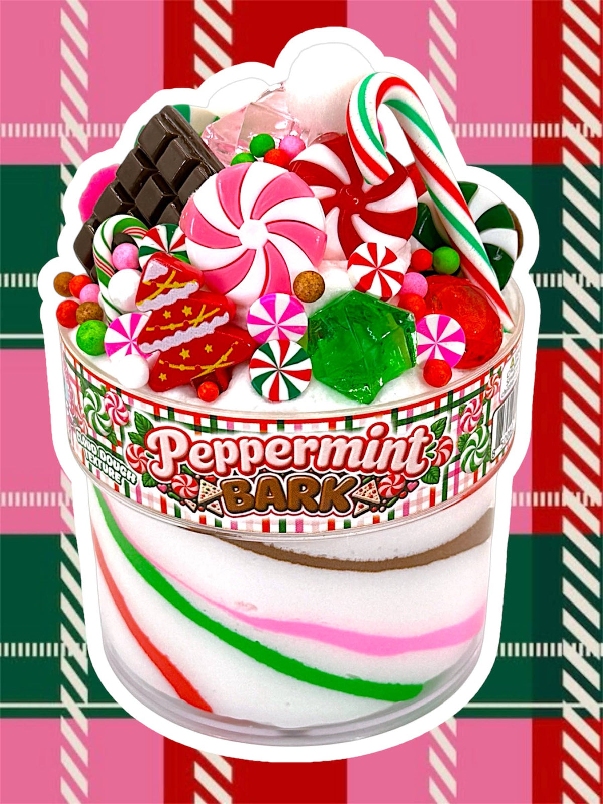 Peppermint Bark Slime
