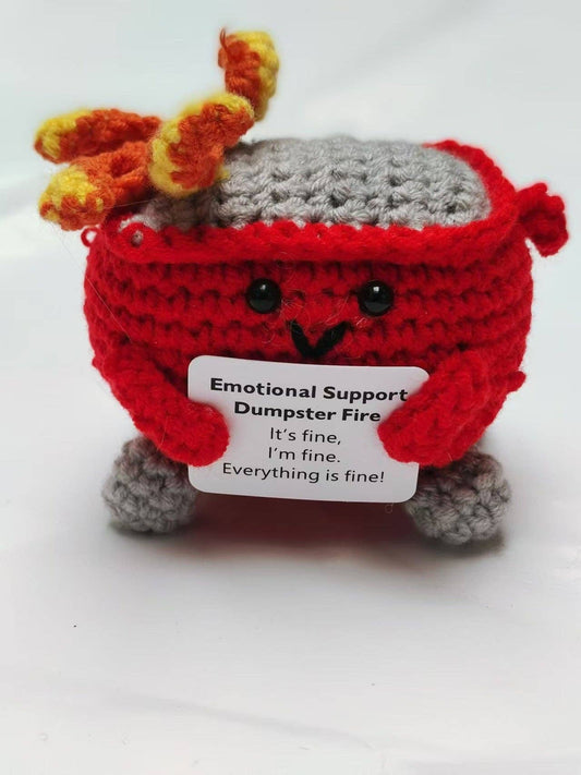 Emotional Support Crochet Plush Cute Gift