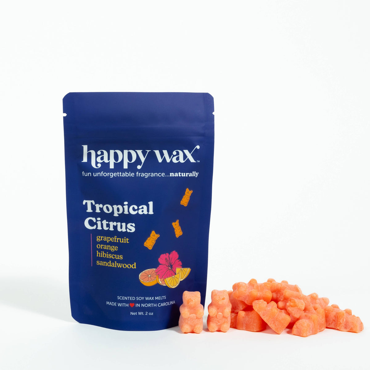 Tropical Citrus Wax Melts- 2 oz Pouch