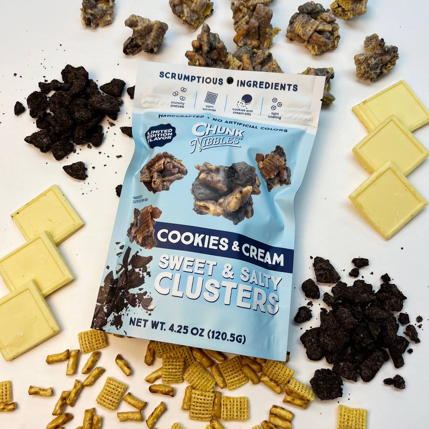 Cookies & Cream Chunk Nibbles 4.25oz Pouch