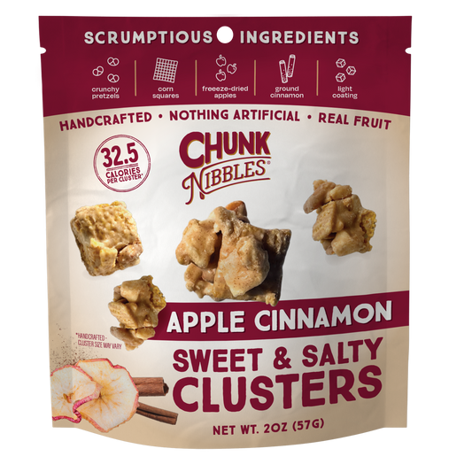 Apple Cinnamon Chunk Nibbles 2oz Snack Pack