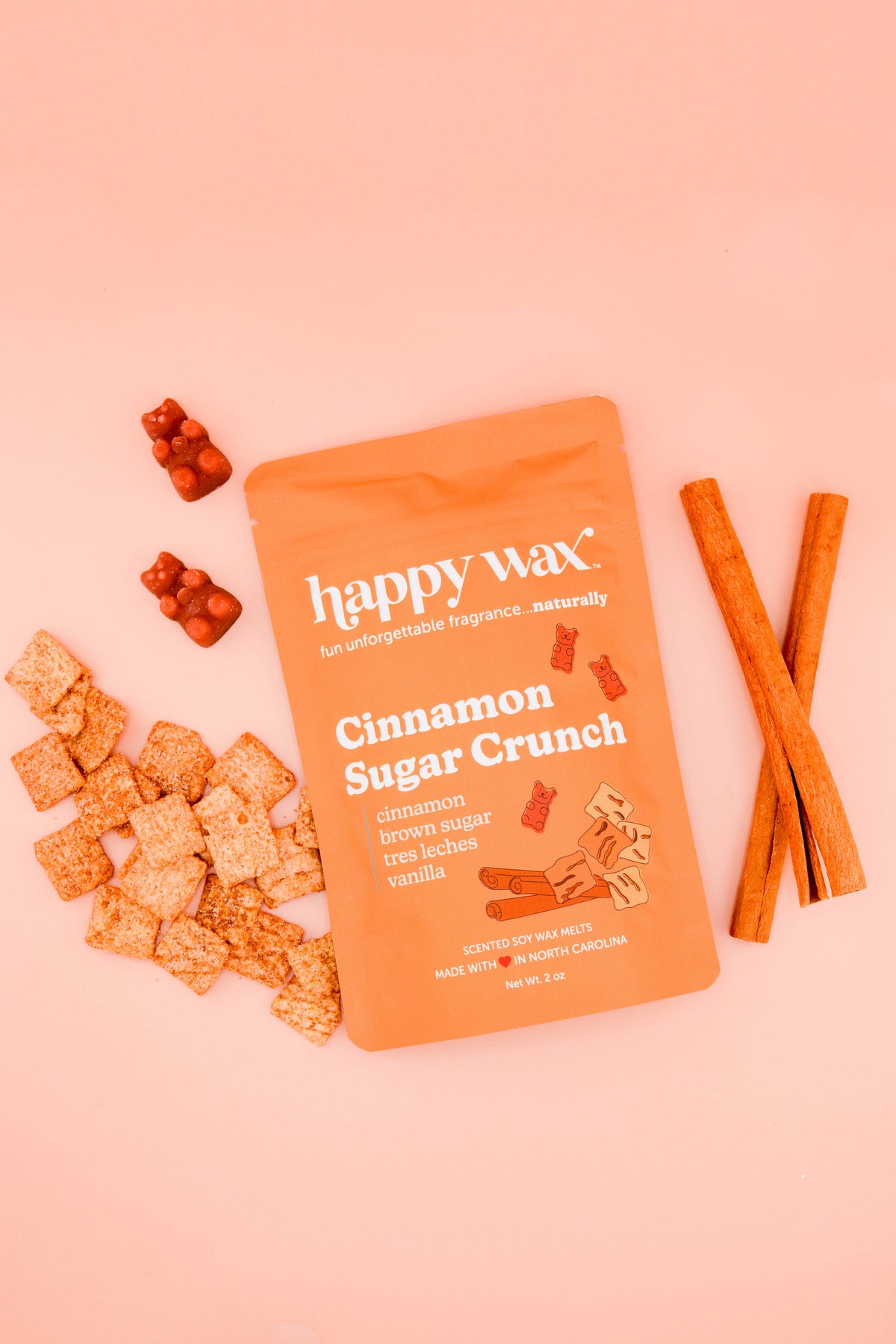 Cinnamon Sugar Crunch Wax Melts - Sample Pouch (2 oz)