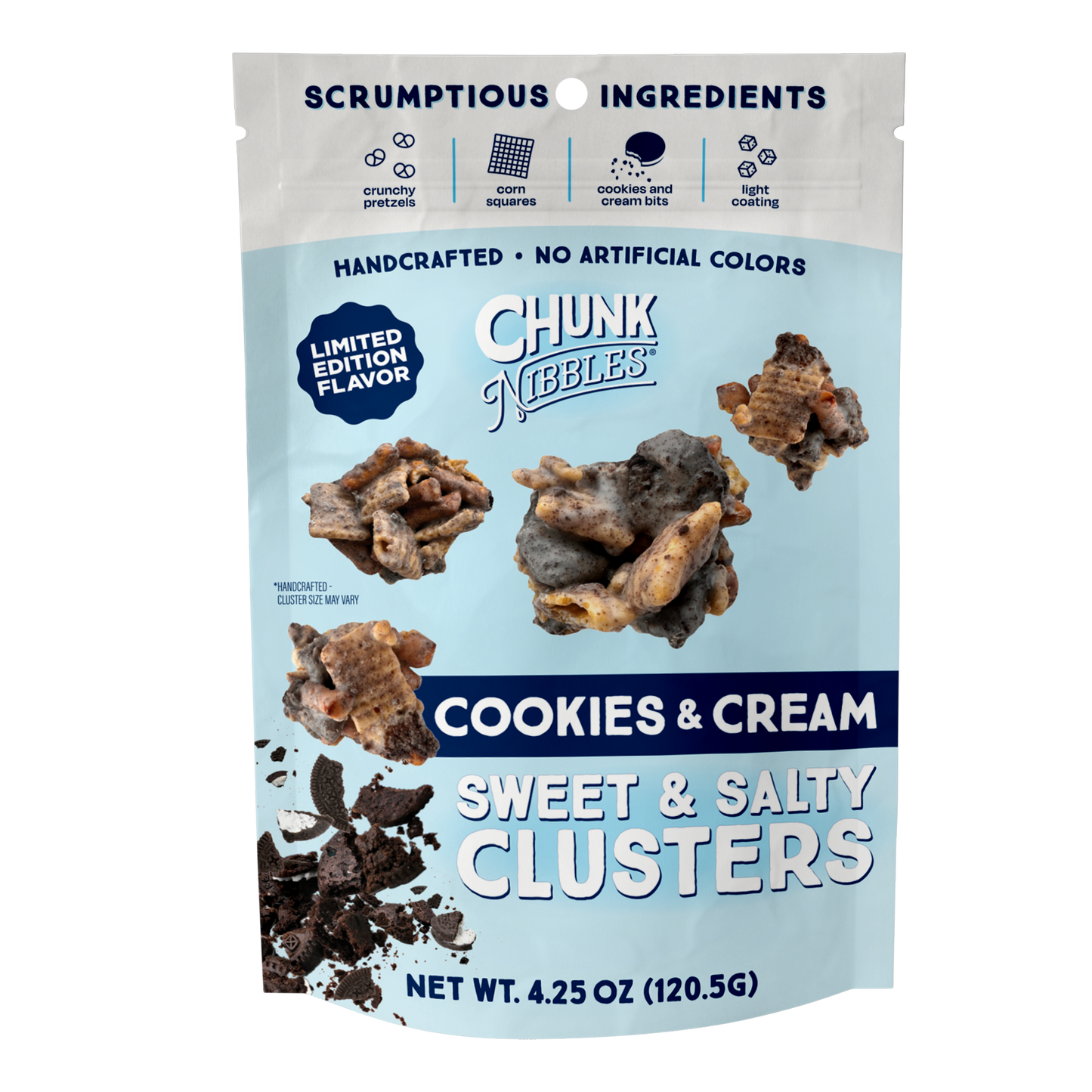 Cookies & Cream Chunk Nibbles 4.25oz Pouch