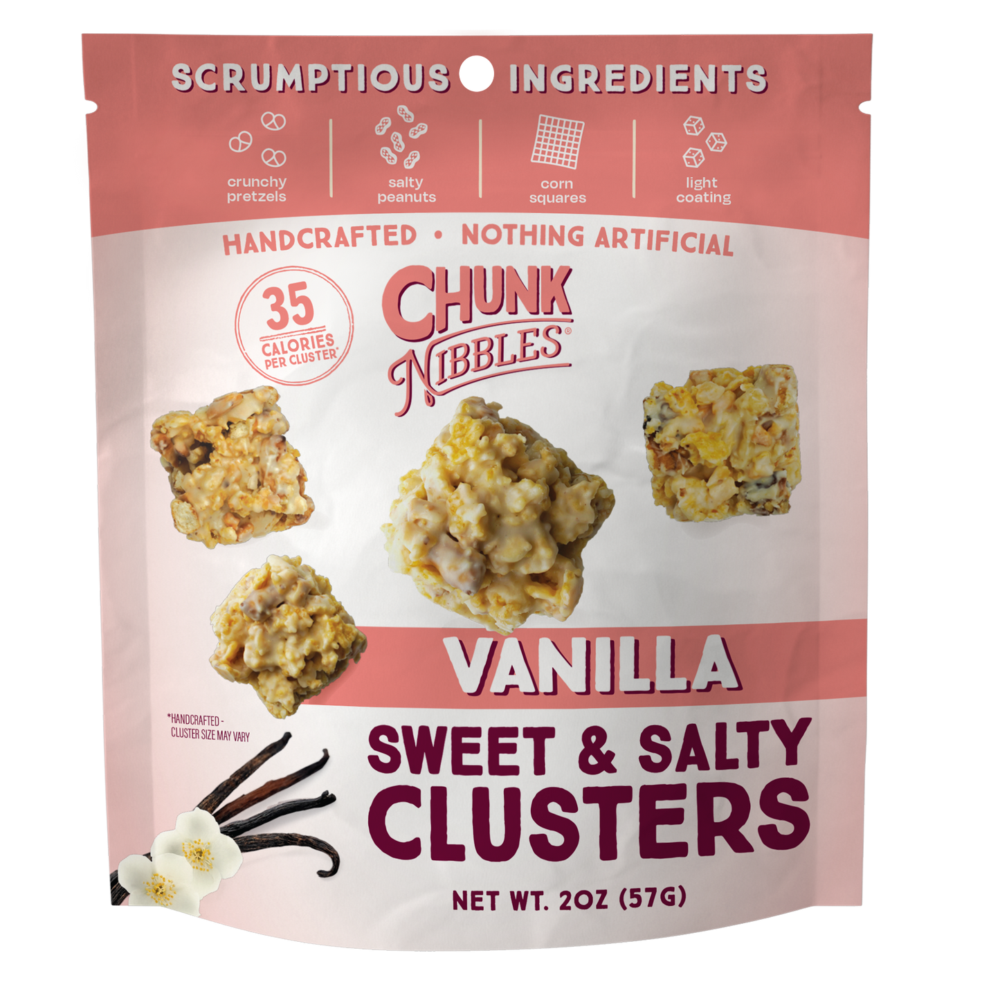 Vanilla (Original) Chunk Nibbles 2oz Snack Pack