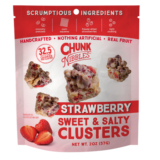 Strawberry Chunk Nibbles 2oz Snack Pack