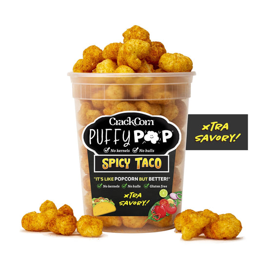 Crack Corn / Puffy Pop - Spicy Taco (4 oz) 