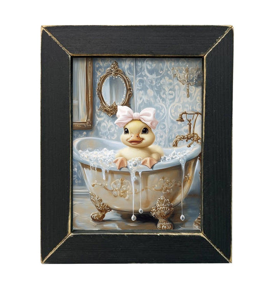 Duck Vintage Tub Sign