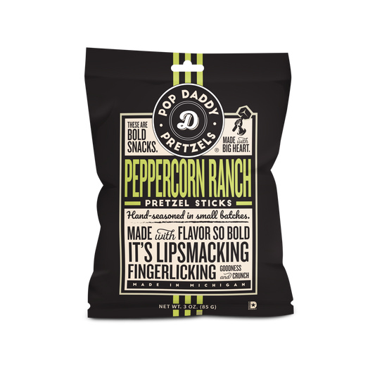 Seasoned Pretzels - 3oz - Peppercorn Ranch (NEW 12CT)