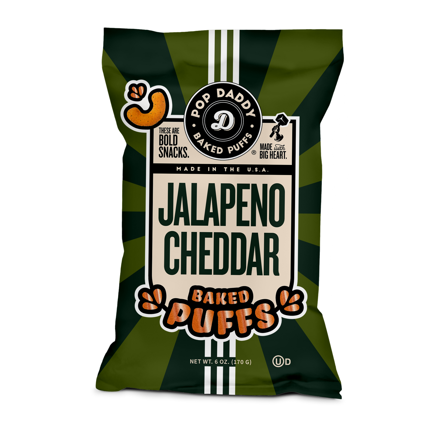 Flavored Baked Puffs - 6oz - Jalapeno Cheddar