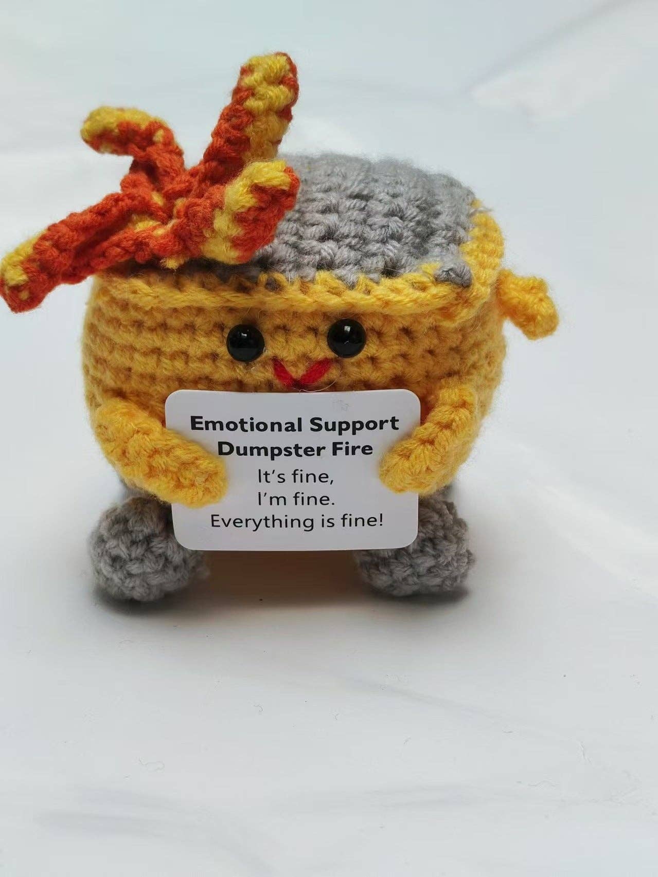 Emotional Support Crochet Plush Cute Gift