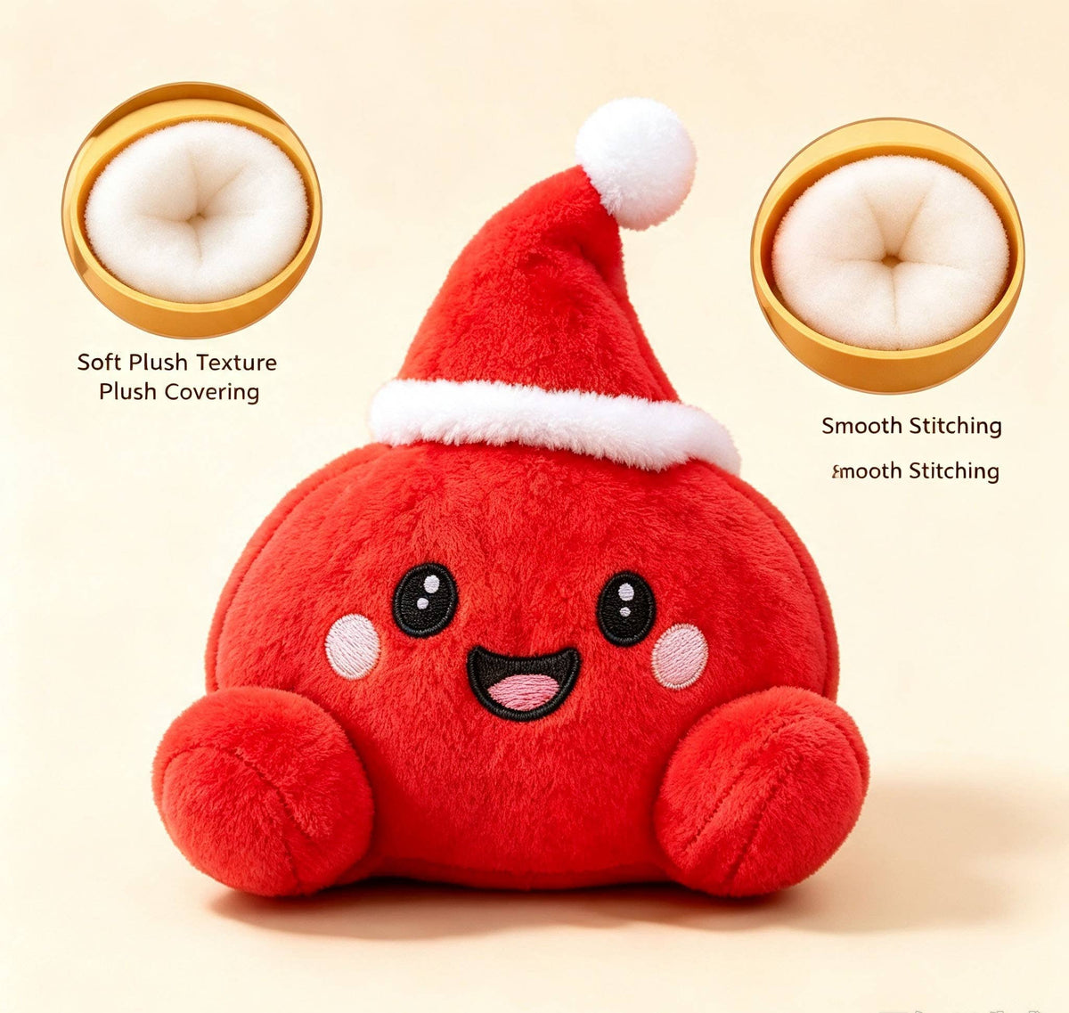 Christmas Plush Squishy Blind Box with Crinkle Sound