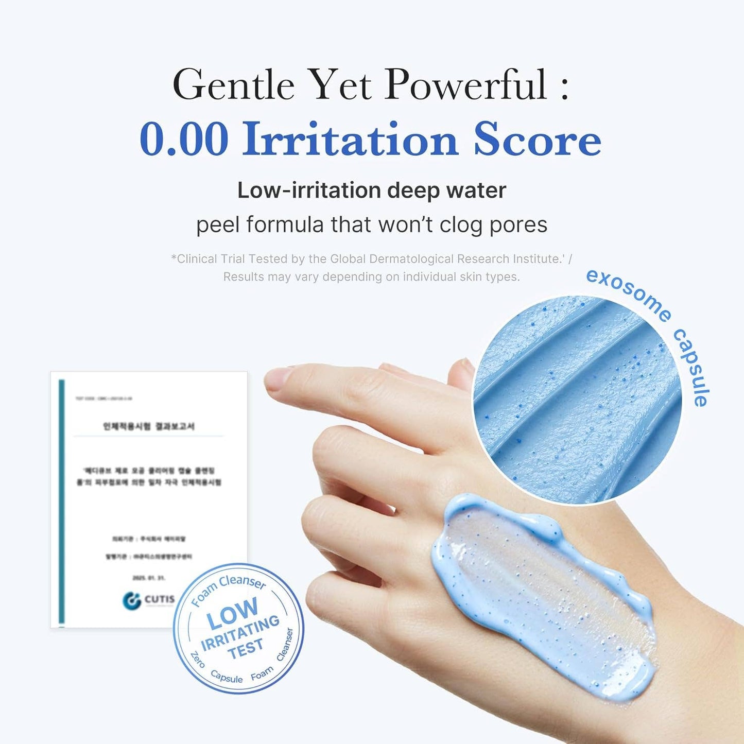 MEDICUBE Zero Pore SA Clear Capsule Cleansing Foam 120g 4.23 oz