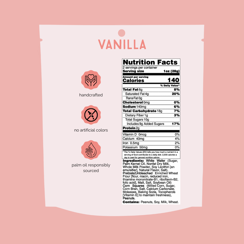Vanilla (Original) Chunk Nibbles 2oz Snack Pack