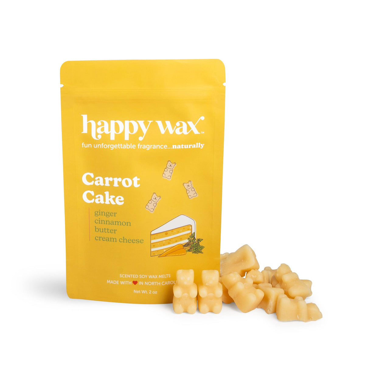 Carrot Cake Wax Melts - Sample Pouch (2 oz)