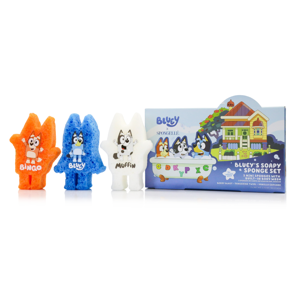 Bluey x Spongellé Body Wash Infused Buffer Gift Set KIDS