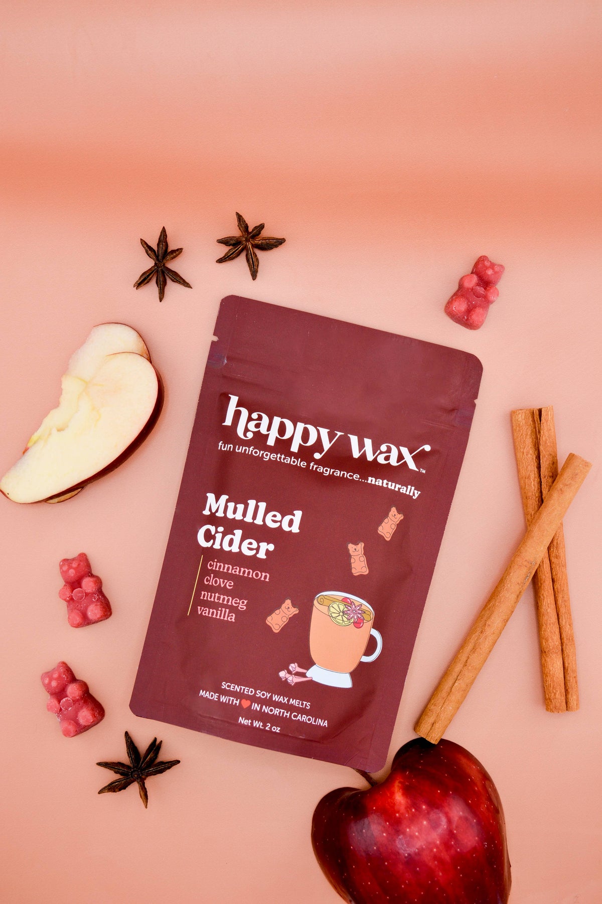 Mulled Cider Wax Melts - Sample Pouch (2 oz)