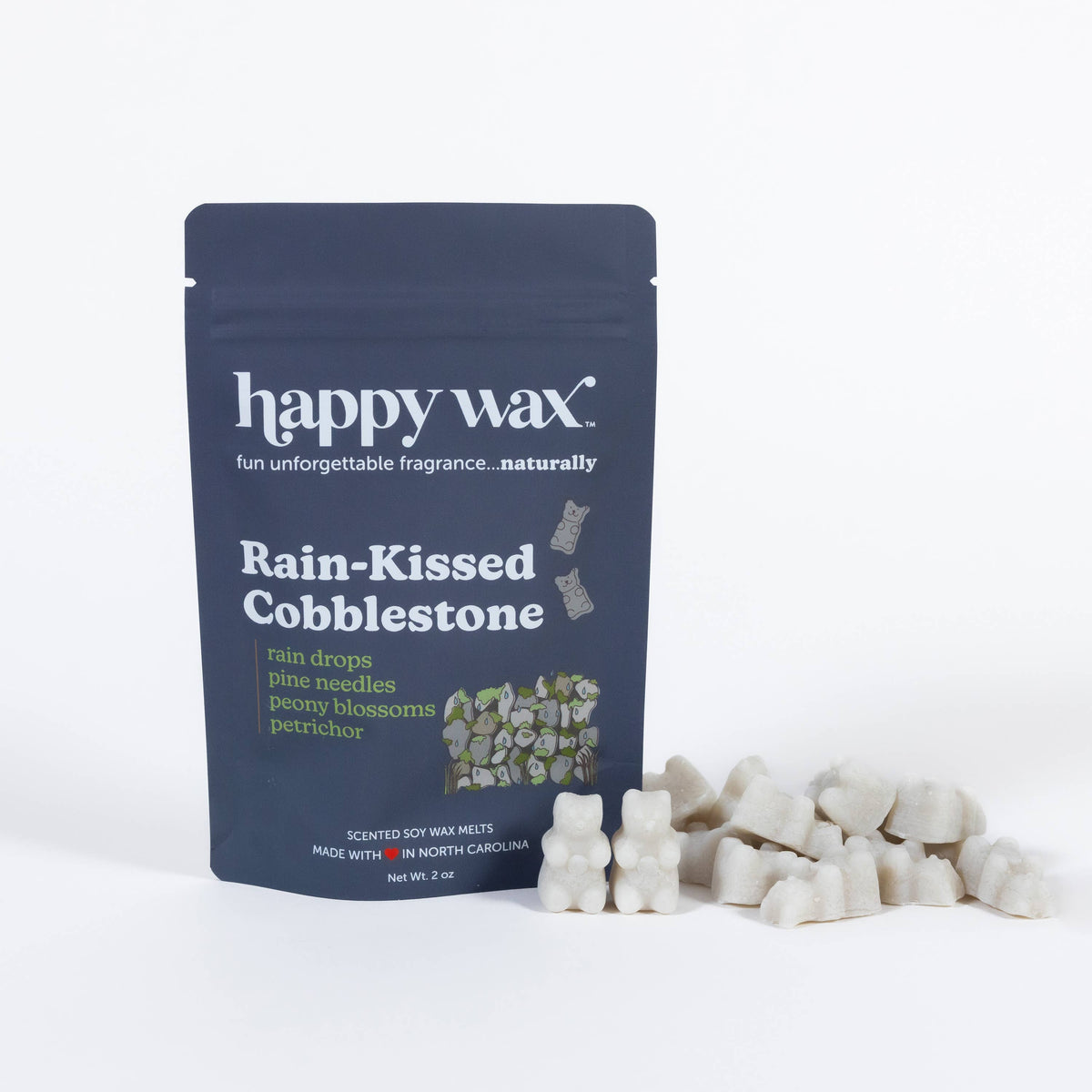 Rain Kissed Cobblestone Wax Melts - Sample Pouch (2 oz)
