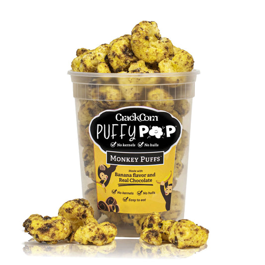 Crack Corn / Puffy Pop -  Monkey Puffs (Banana & Chocolate)