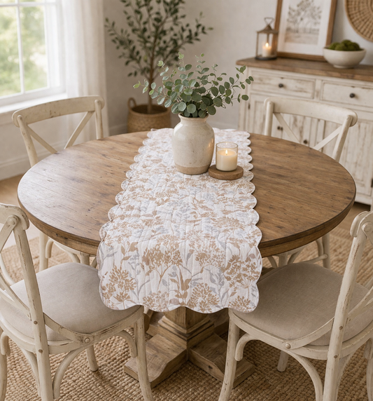 Carmella Fields Floral Table Runner