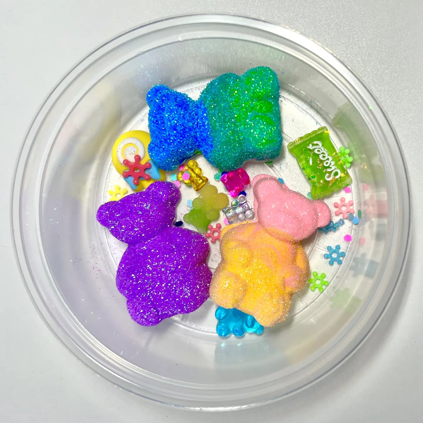 Sour Gummy Bears DIY Slime