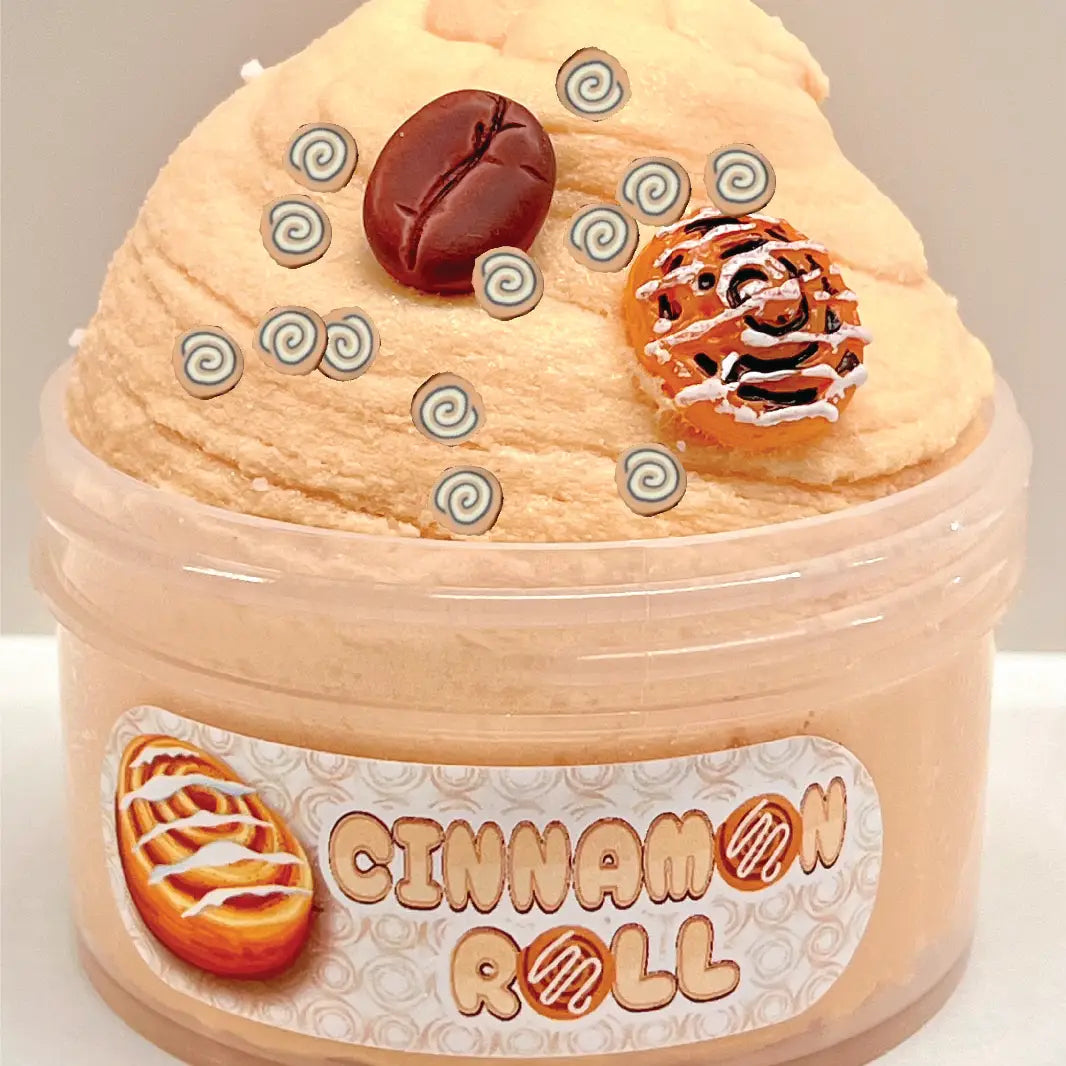 Cinnamon Roll DIY Slime