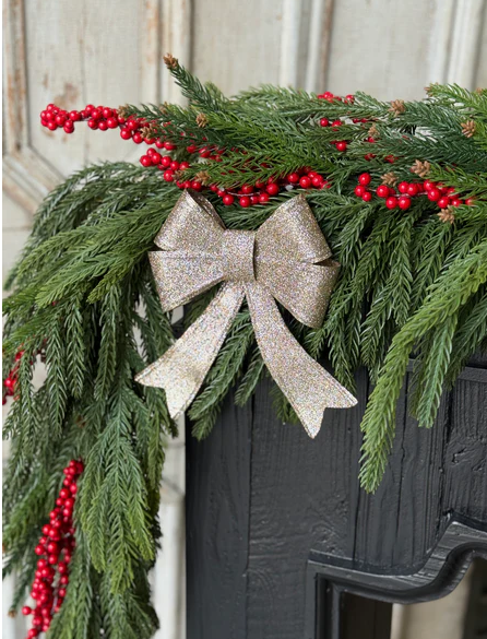 Sparkling Sashes Bow | 7.25" (COMING CHRISTMAS 2026!!!)
