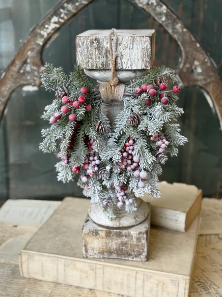Snowspell Fir Hanging Wreath | 12" (COMING CHRISTMAS 2026!!!)