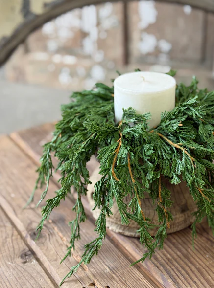 Emerald Falls Candle Ring | 14” (COMING CHRISTMAS 2026!!!)