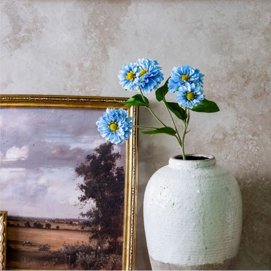 23.6" BLUE DAHLIA STEM