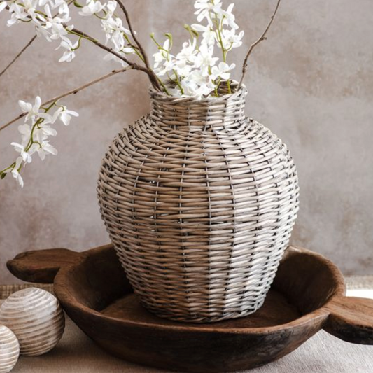 13.4" GREY WILLOW VASE