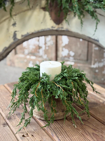 Emerald Falls Candle Ring | 14” (COMING CHRISTMAS 2026!!!)