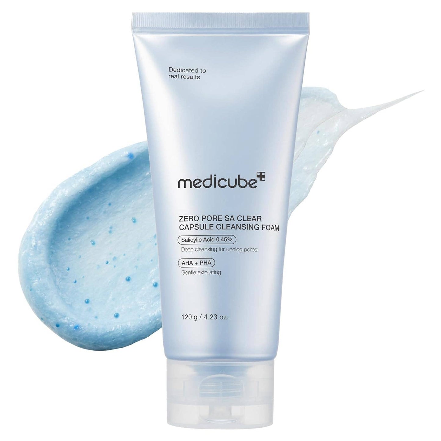 MEDICUBE Zero Pore SA Clear Capsule Cleansing Foam 120g 4.23 oz