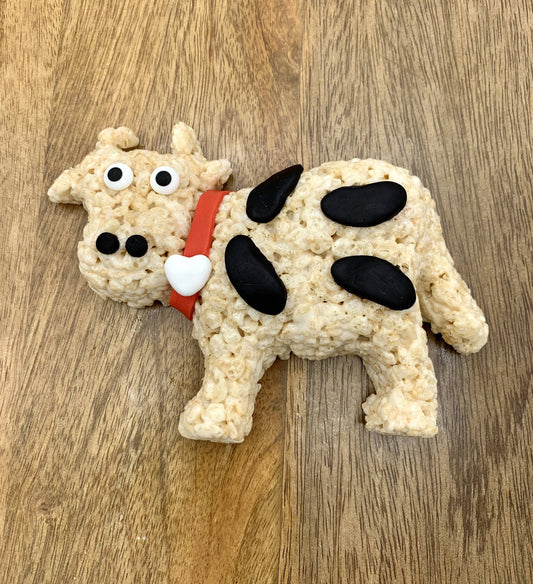 Cow Rice Crispie Treat