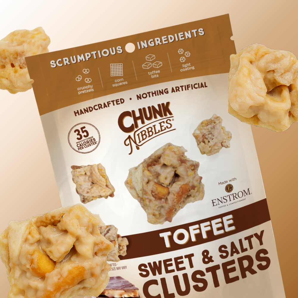Toffee Chunk Nibbles 4.25 oz Pouch