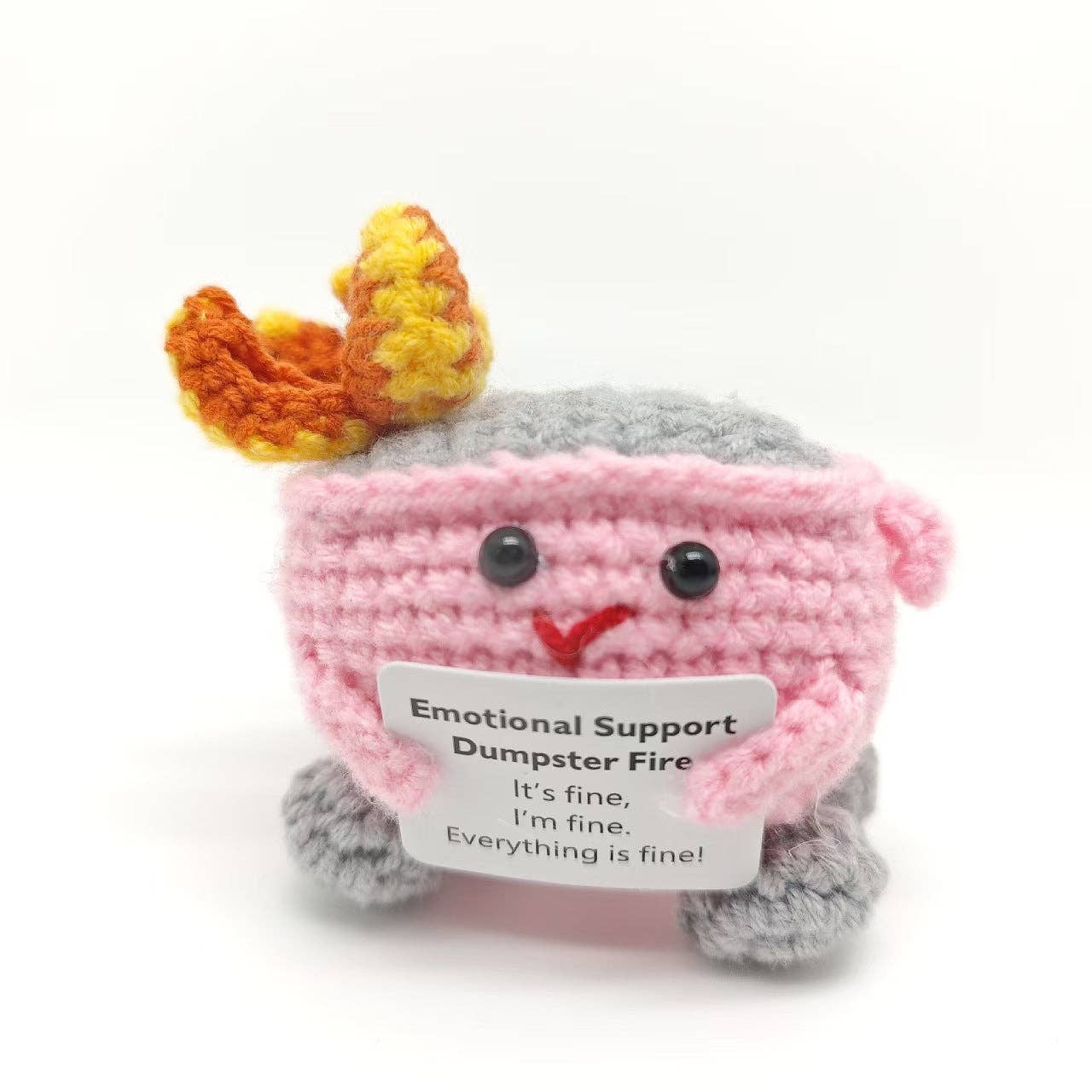 Emotional Support Crochet Plush Cute Gift