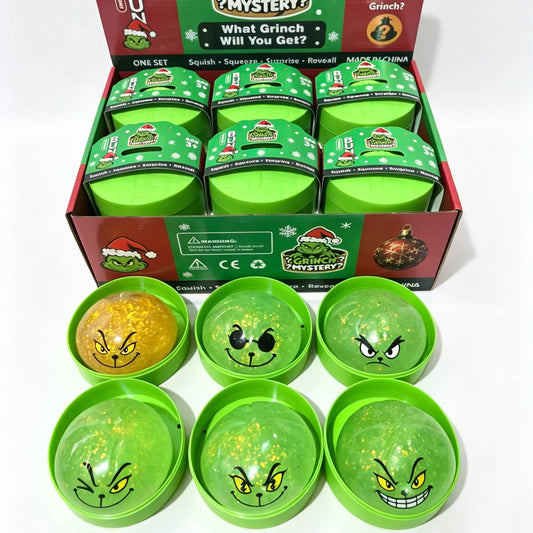 Christmas Grinch Bao Squishy Toy
