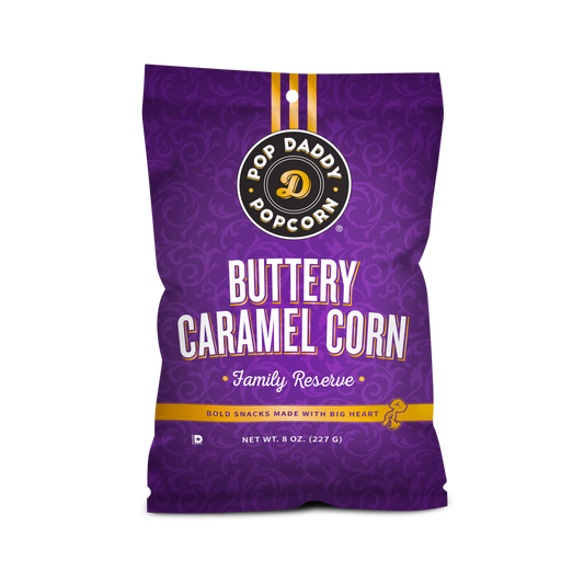 Flavored Popcorn - 8oz - Buttery Caramel Corn