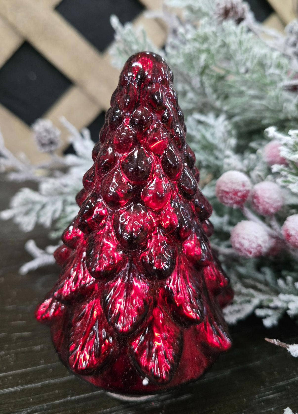 Small Scarlet Merlot Tree 3.1x5.1in