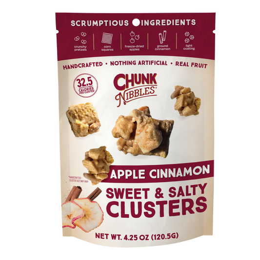 Apple Cinnamon Chunk Nibbles 4.25oz Pouch