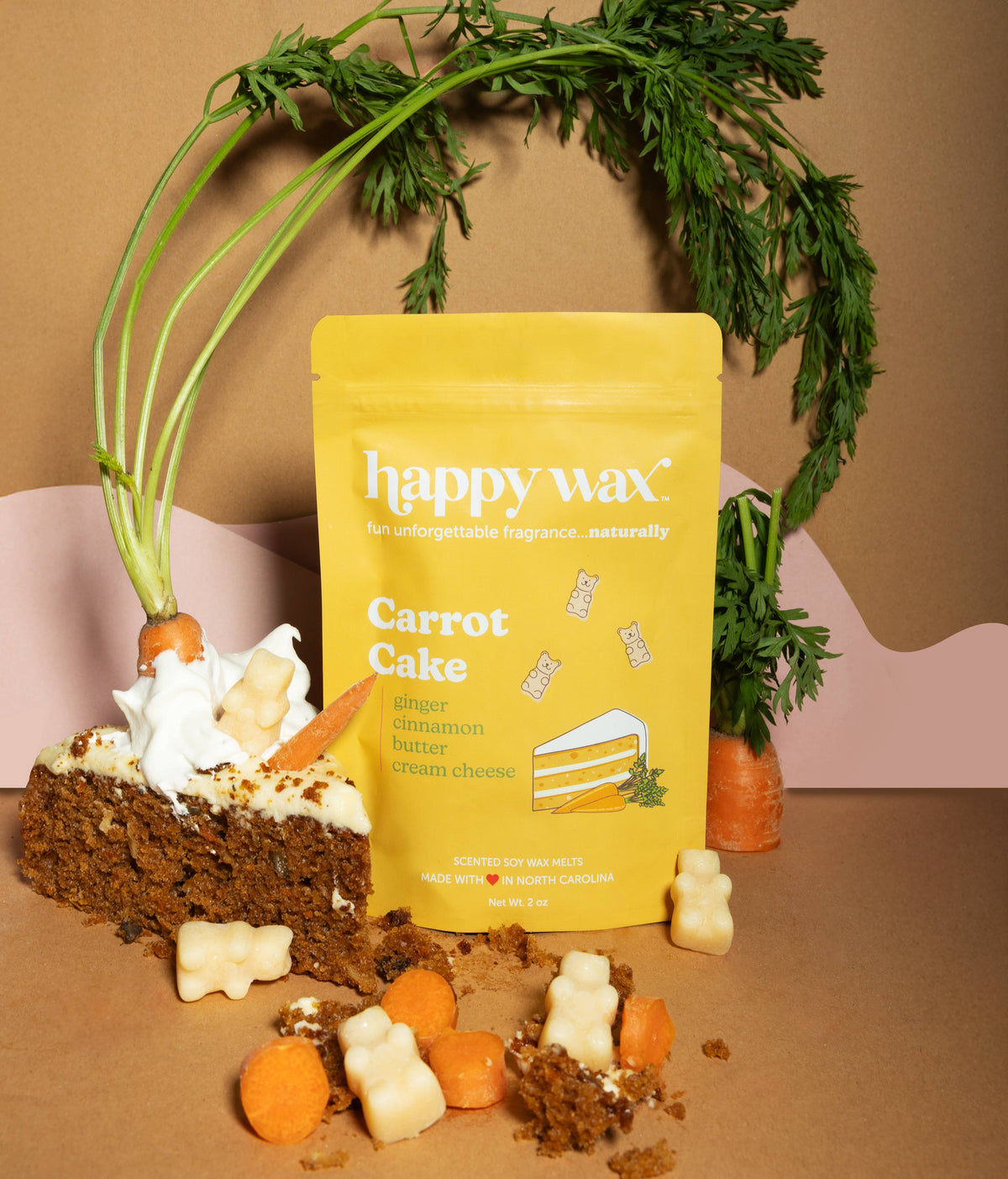 Carrot Cake Wax Melts - Sample Pouch (2 oz)