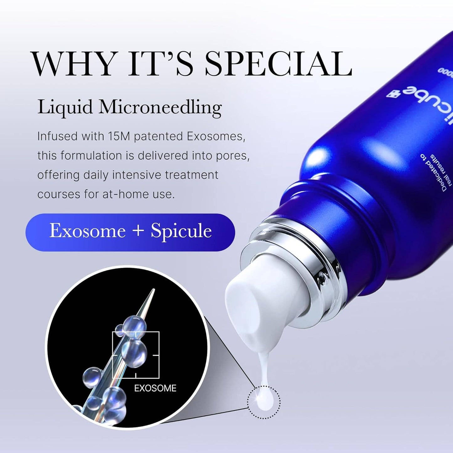 MEDICUBE Zero Exosome Shot 2,000 PPM Spicule Facial Serum 30ml 1.01 fl.oz