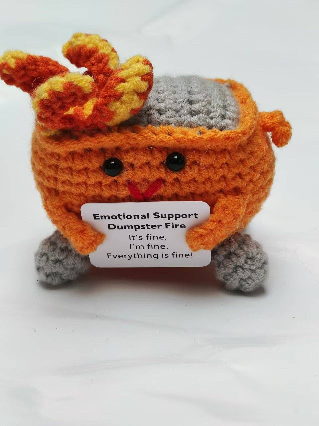 Emotional Support Crochet Plush Cute Gift