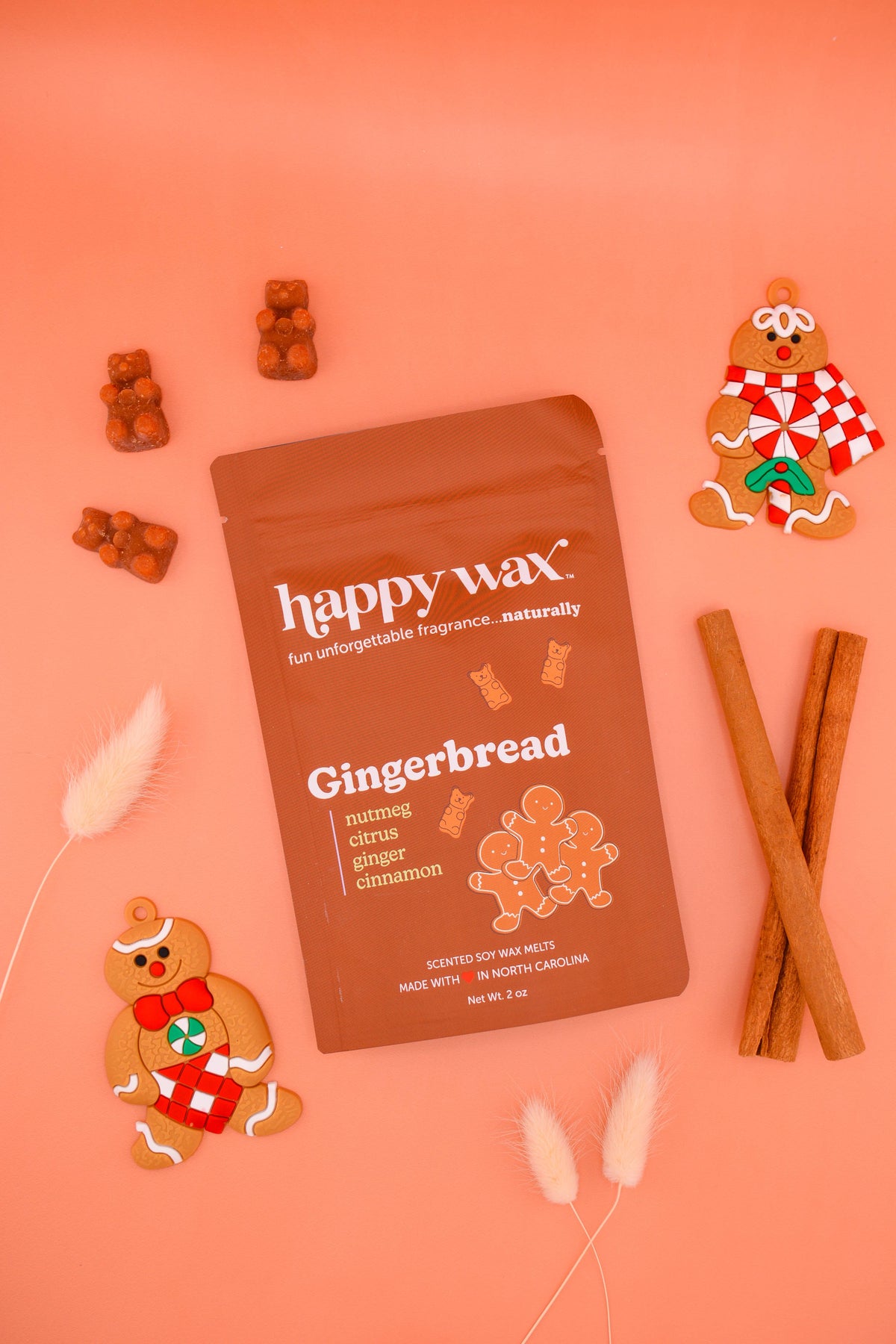 Gingerbread Wax Melts - Sample Pouch (2 oz)