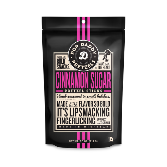 Seasoned Pretzels - 7.5oz - Cinnamon Sugar