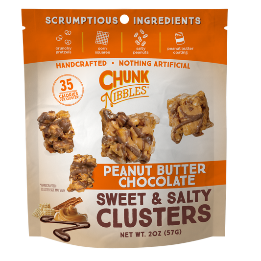 Peanut Butter Chocolate Chunk Nibbles 2oz Snack Pack